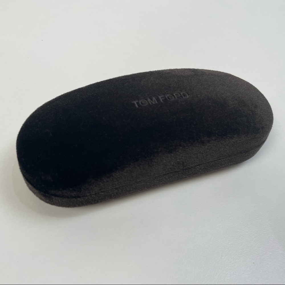 TOM FORD Eyeglasses Sunglasses Velvet Hard Case EUC